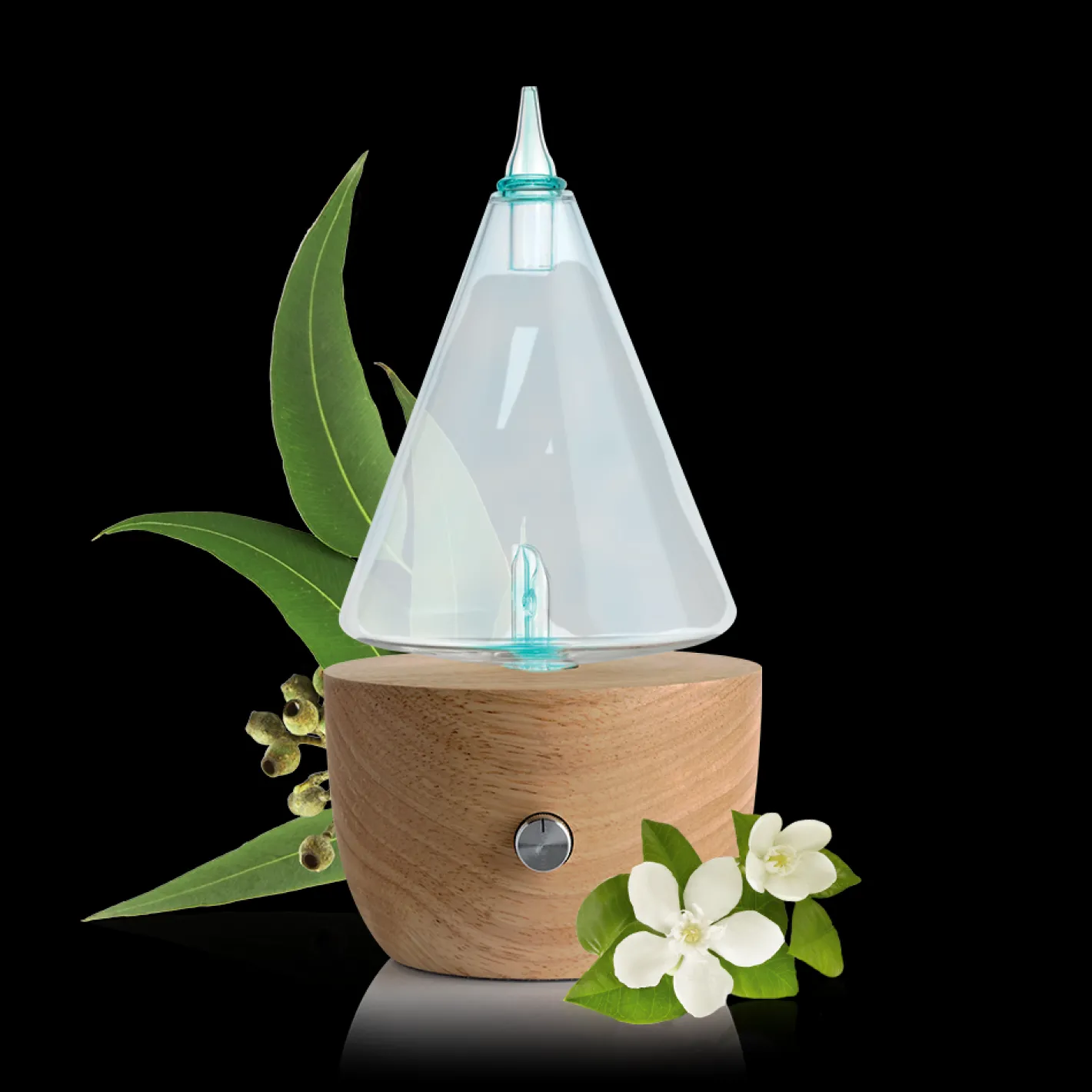 Puressentiel Diffuseur à Nébulisation en Bois Naturel I'CONIC> Diffuseurs|Diffuseurs