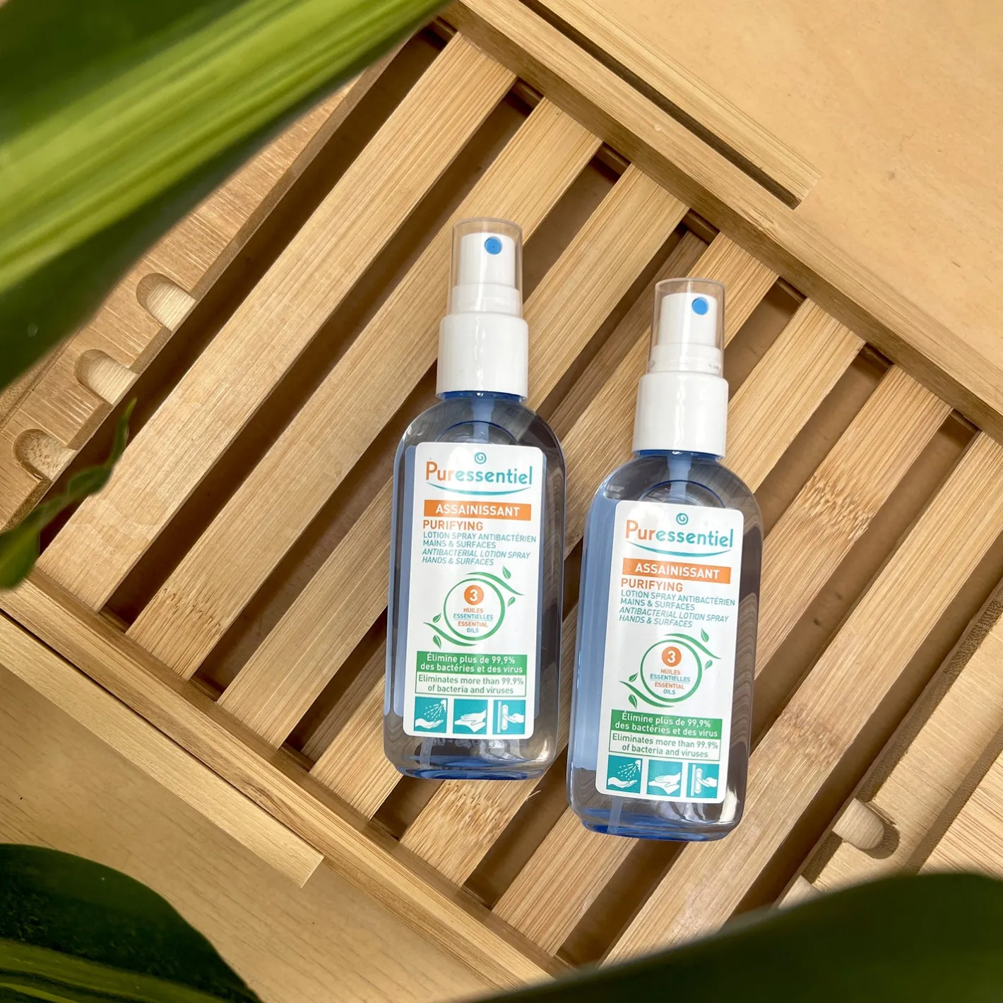 Puressentiel Duo Lotion Spray Antibactérien Assainissant 80 ml> Assainissant D'Intérieur|Assainissant