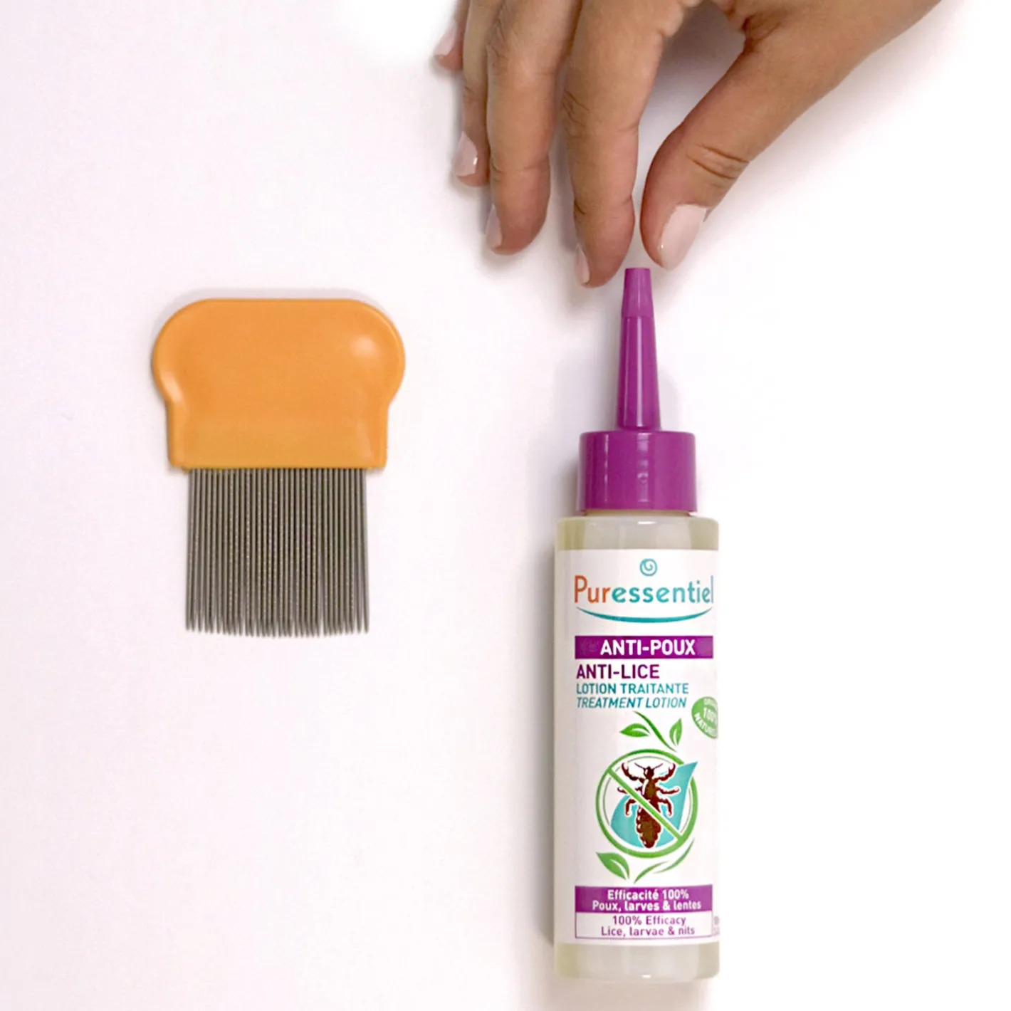 Puressentiel Duo Lotion Traitante Anti-Poux avec peigne>Enfant Anti-Poux|Anti-Poux
