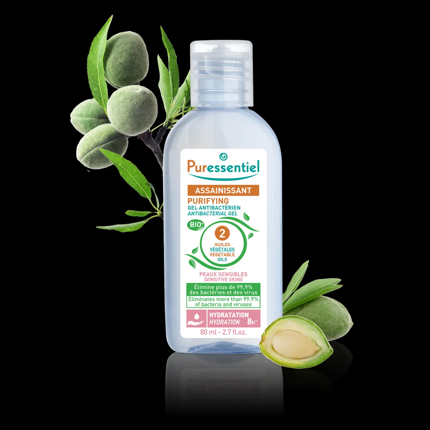 Puressentiel Gel Antibactérien Assainissant Peaux Sensibles> Assainissant