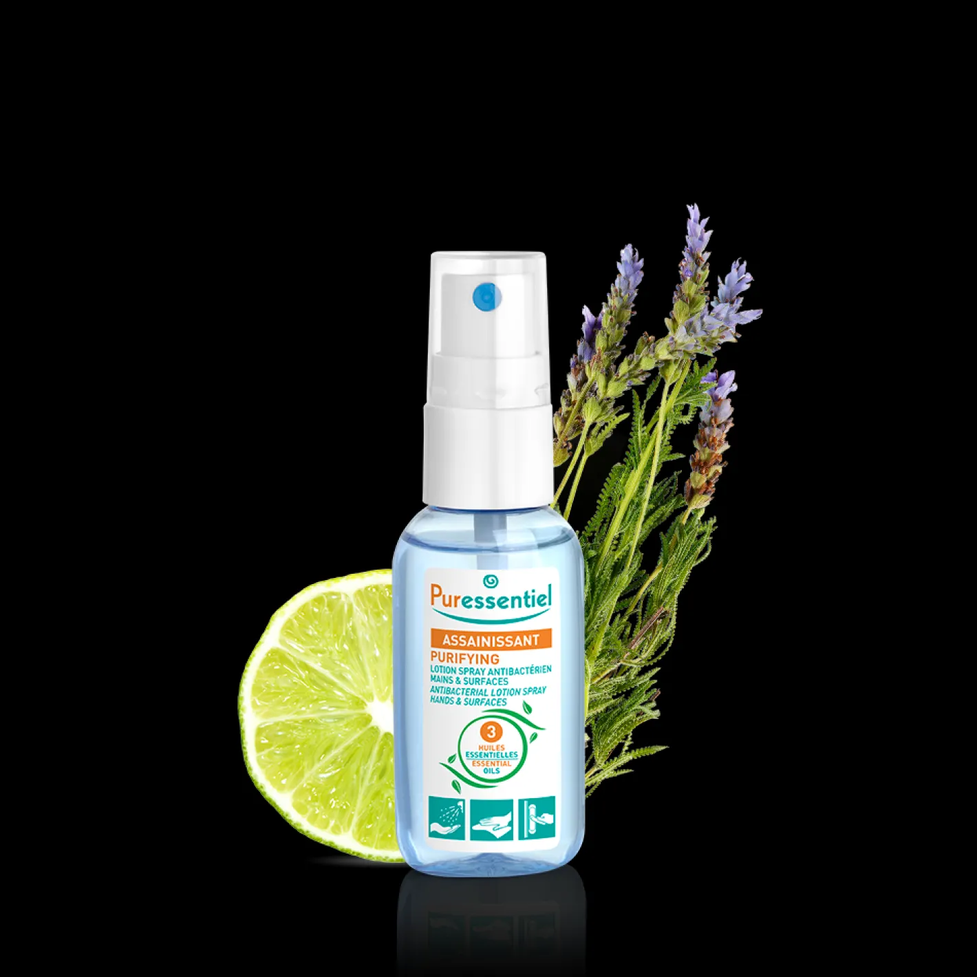 Puressentiel Lotion Spray Antibactérien Assainissant> Assainissant D'Intérieur|Assainissant