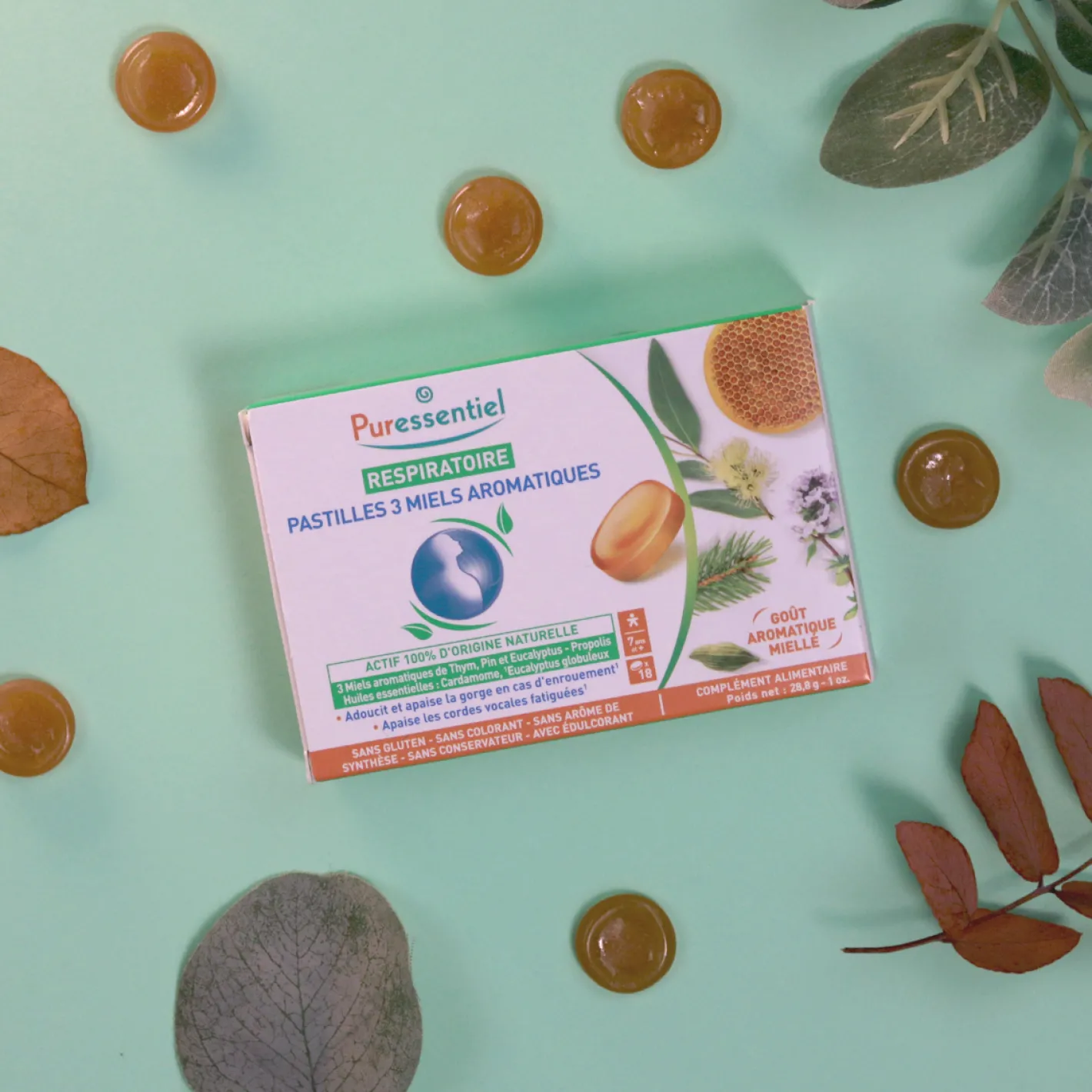 Puressentiel Pastilles Respiratoire aux 3 miels aromatiques> Respiratoire / Resp Ok®