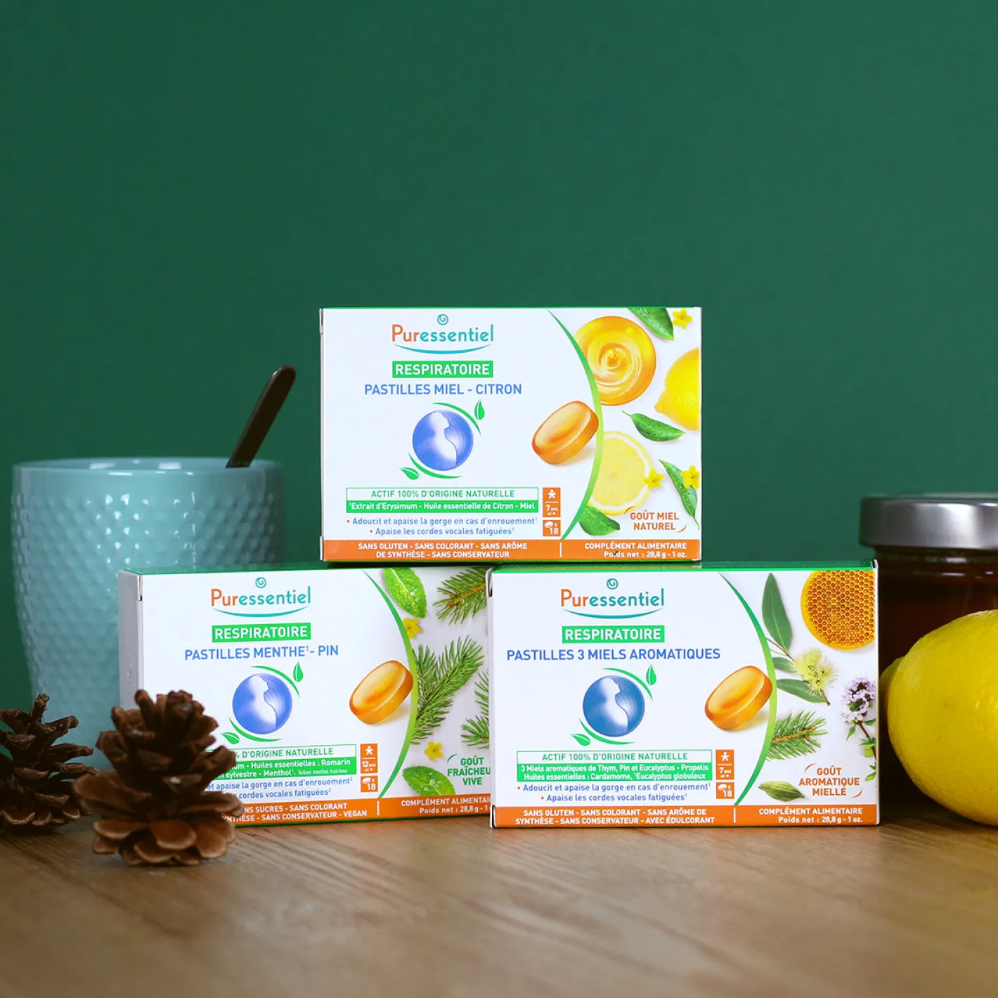 Puressentiel Pastilles Respiratoire aux 3 miels aromatiques> Respiratoire / Resp Ok®