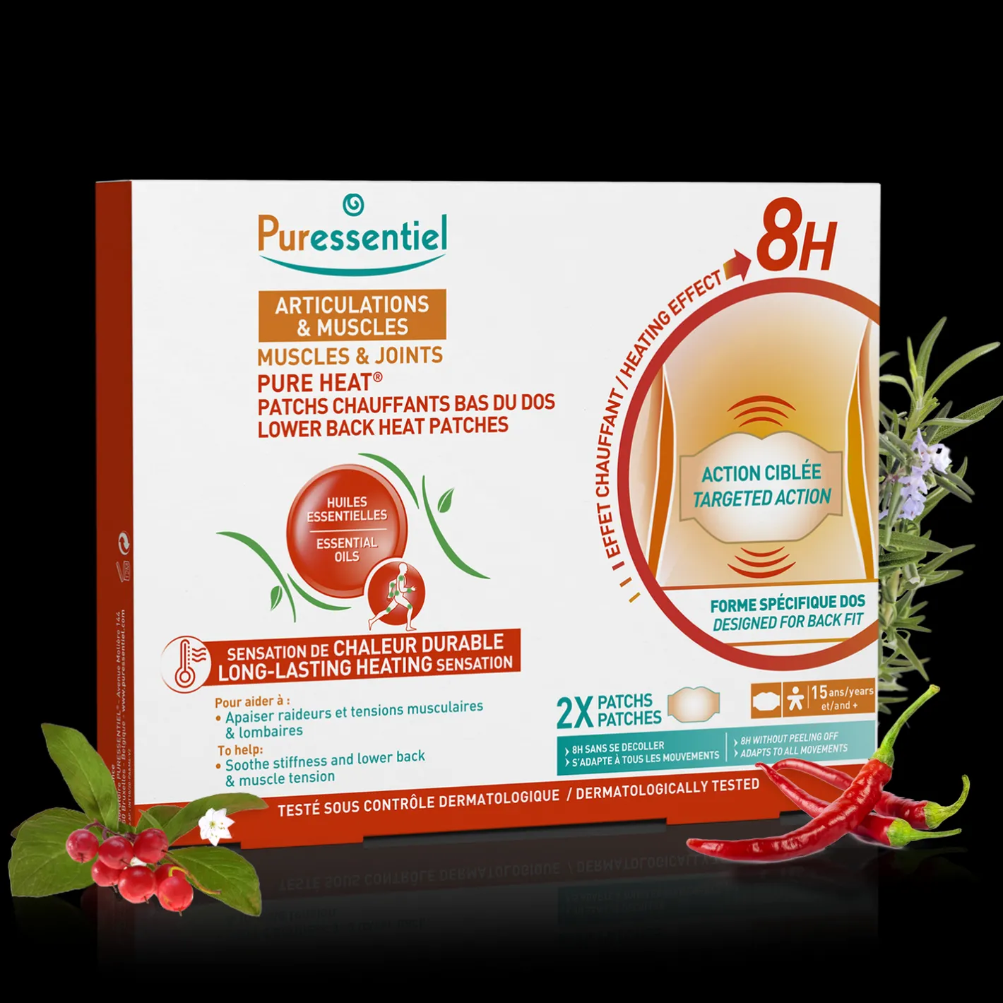Puressentiel Patchs chauffants bas du dos Pure Heat® Articulations & Muscles> Articulations & Muscles