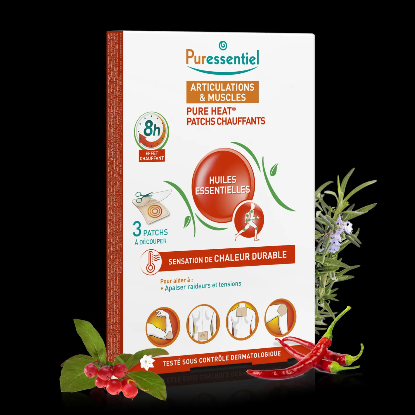 Puressentiel Patchs chauffants Pure Heat® Articulations & Muscles> Articulations & Muscles