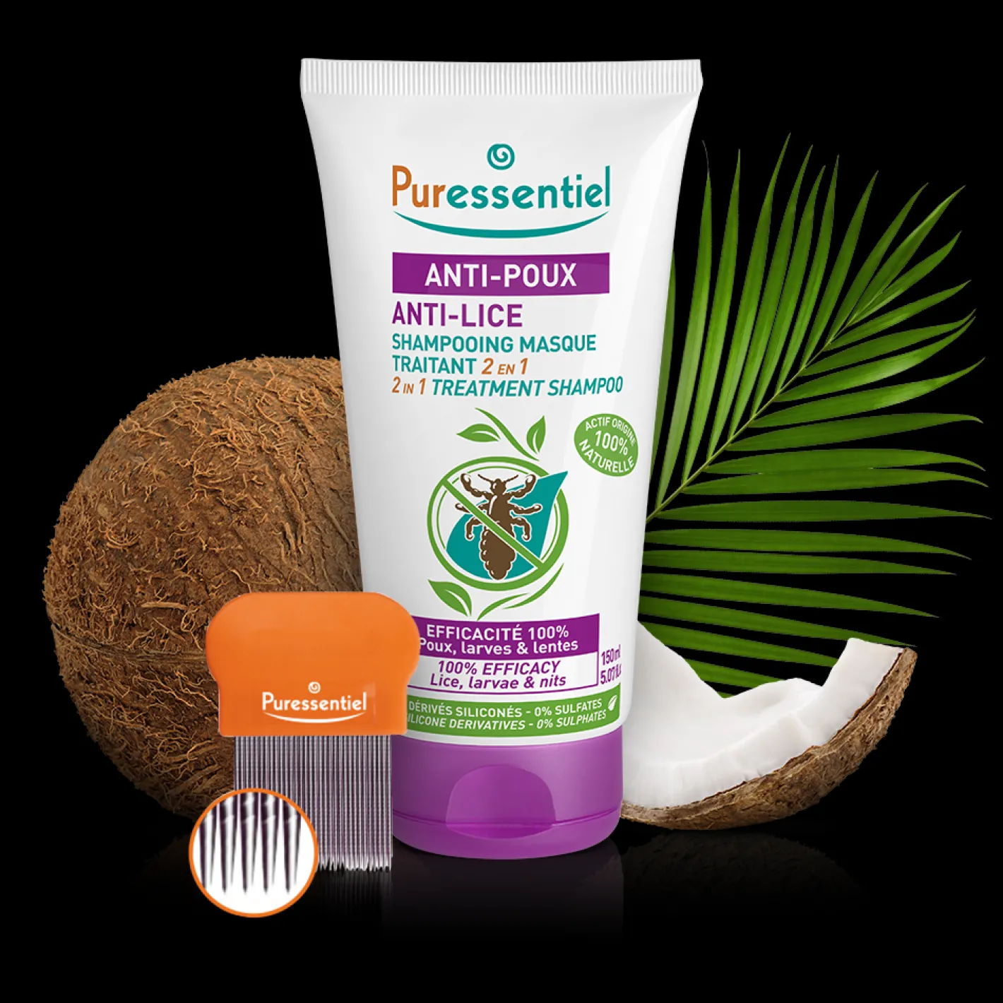 Puressentiel Shampooing Masque Traitant 2 en 1 Anti-Poux>Enfant Anti-Poux|Anti-Poux